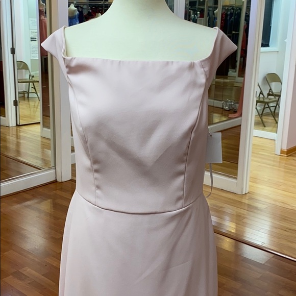 ✔️ blush pink bridesmaid dress